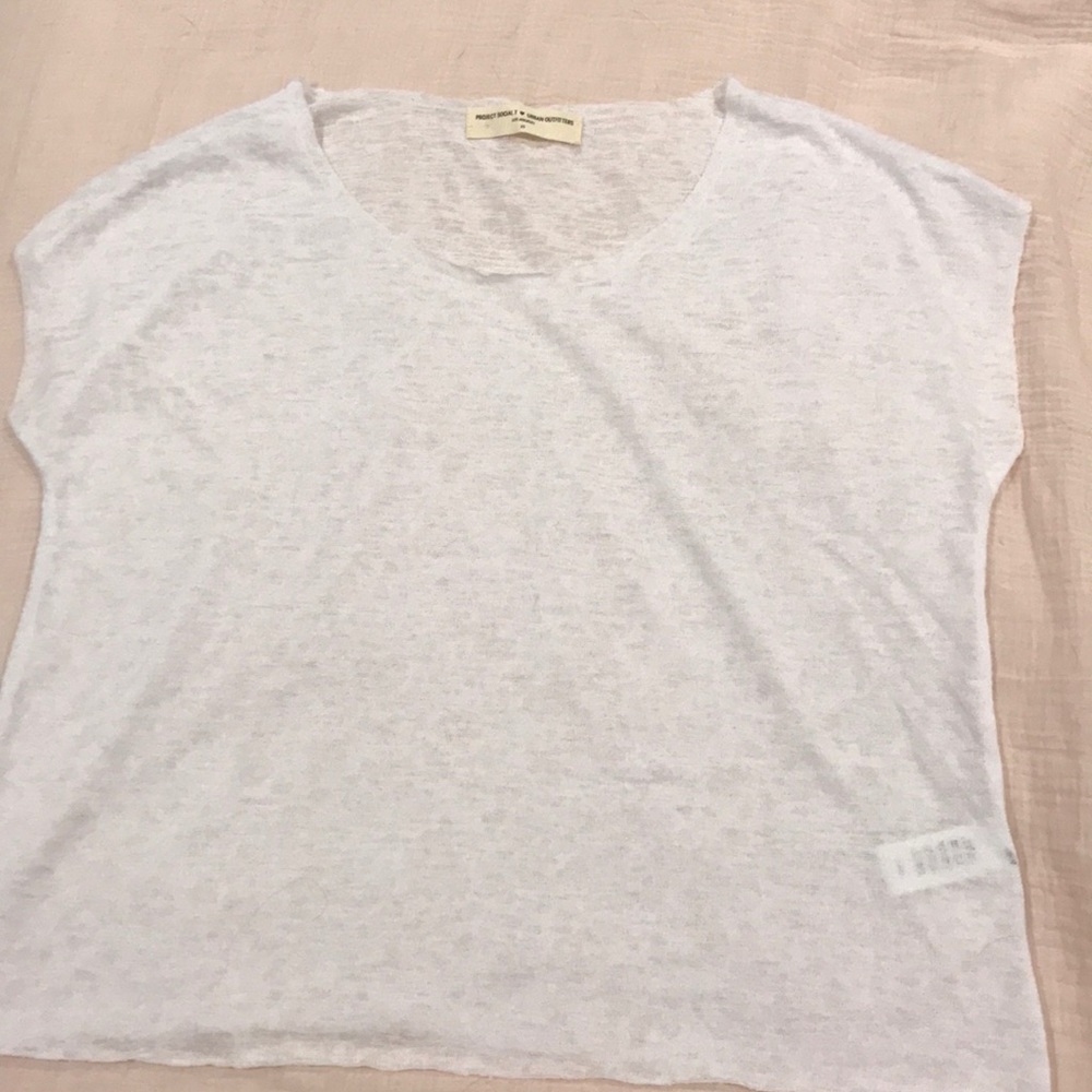Truly madly deeply white top